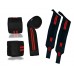 Power Lifting Wrist & Knee Wraps Brace Power Gym Straps